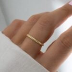 925 Silver Stacking Rope Ring - Image 5