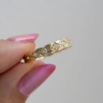 925 Silver Stacking Studded Ring - Image 3