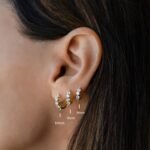 925 Silver Stacy Hoop Earrings - Image 6