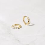 925 Silver Stacy Hoop Earrings - Image 7