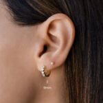 925 Silver Stacy Hoop Earrings - Image 3