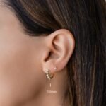 925 Silver Stacy Hoop Earrings - Image 2