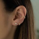 925 Silver Starburst Stud Earrings - Image 3