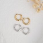 925 Silver Sylvia Hoops Earrings - Image 5