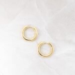 925 Silver Sylvia Hoops Earrings - Image 4