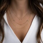 925 Silver Tear Drop Pendant Necklace - Image 9