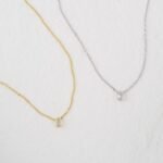 925 Silver Tear Drop Pendant Necklace - Image 4