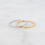 925 Silver Thin Plain Band - Image 5