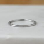 925 Silver Thin Plain Band - Image 3