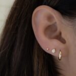 925 Silver Tiny Pear Studs Earrings - Image 6