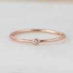 925 Silver Tiny Pointer Stacking Ring - Image 7