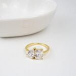 925 Silver Toi et Moi Ring - Image 6