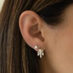 925 Silver Triple Hoops Earrings - Image 6