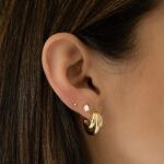 925 Silver Triple Hoops Earrings - Image 5