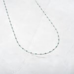 925 Silver Turquoise Enamel Beaded Necklace - Image 5