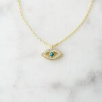 925 Silver Turquoise Evil Eye Necklace - Image 4