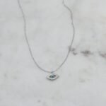 925 Silver Turquoise Evil Eye Necklace - Image 3