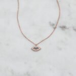 925 Silver Turquoise Evil Eye Necklace - Image 2