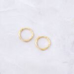925 Silver Twisted Mini Hoop Earrings - Image 7