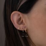 925 Silver Twisted Mini Hoop Earrings - Image 6