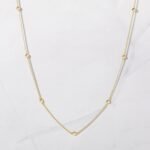 925 Silver Beaded Ball Necklace