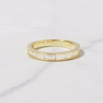 925 Silver Bezel Baguette Ring