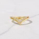925 Silver Chevron Ring Set