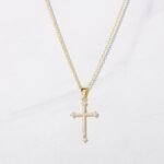925 Silver Cross Pendant Necklace