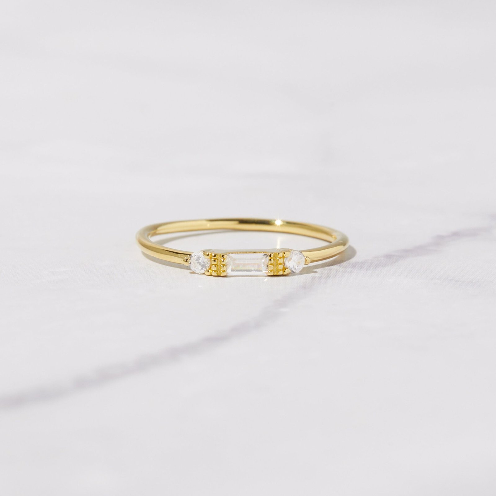 dainty-baguette-ring-scaled-1.jpg 925 Silver Dainty Baguette Ring - Image 1