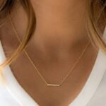 925 Silver Bar Necklace