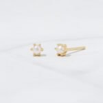 925 Silver Pearl Stud Earrings