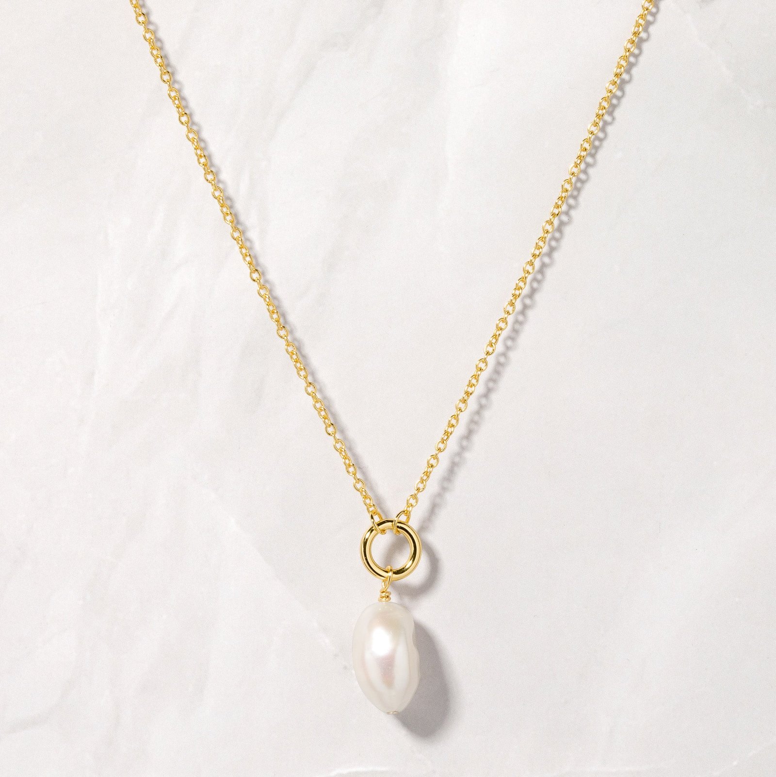 jessie-freshwater-pearl-pendant-necklace.jpg 925 Silver Pearl Pendant Necklace - Image 1