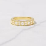 925 Silver Large and Small CZ Ring