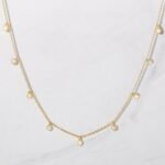 925 Silver Opal & CZ Charm Necklace