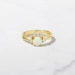 925 Silver Opal Stacking Set