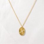 925 Silver Oval Medallion Necklace