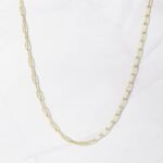 925 Silver Paperclip Necklace