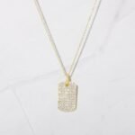 925 Silver Dog Tag Necklace