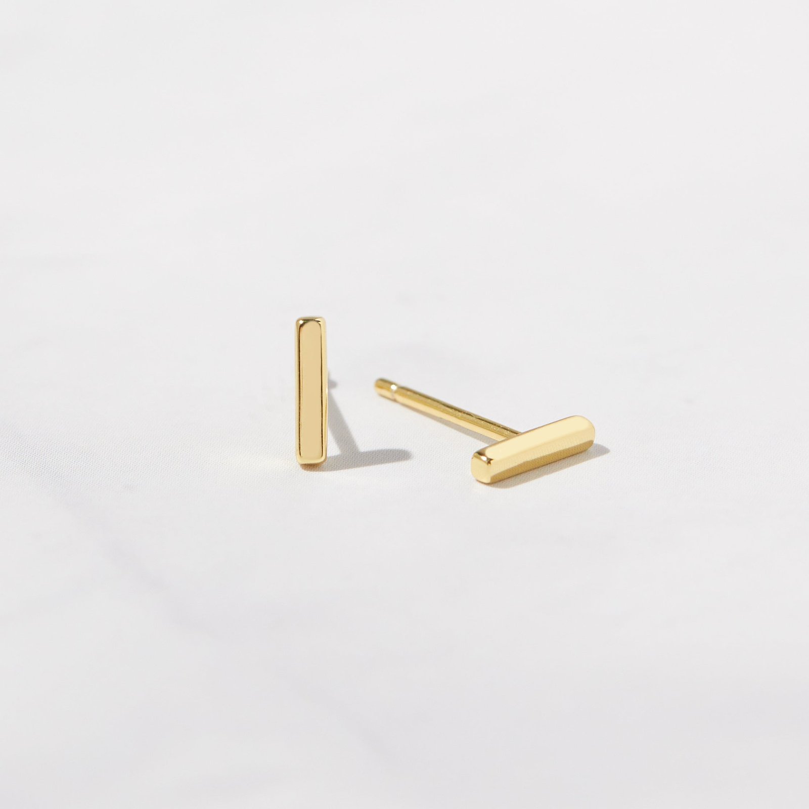 plain-bar-studs.jpg 925 Silver Plain Bar Studs Earrings - Image 1