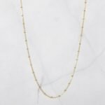 925 Silver Simple Beaded Necklace