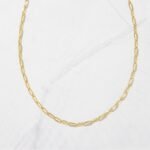 925 Silver Small Paperclip Necklace