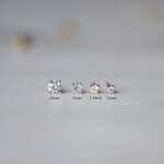 925 Silver Solitaire Studs Earrings