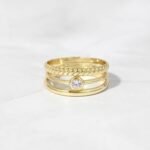 925 Silver Three Stacking Ring Set