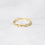 925 Silver Stacking Rope Ring