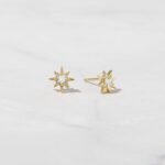 925 Silver Starburst Stud Earrings