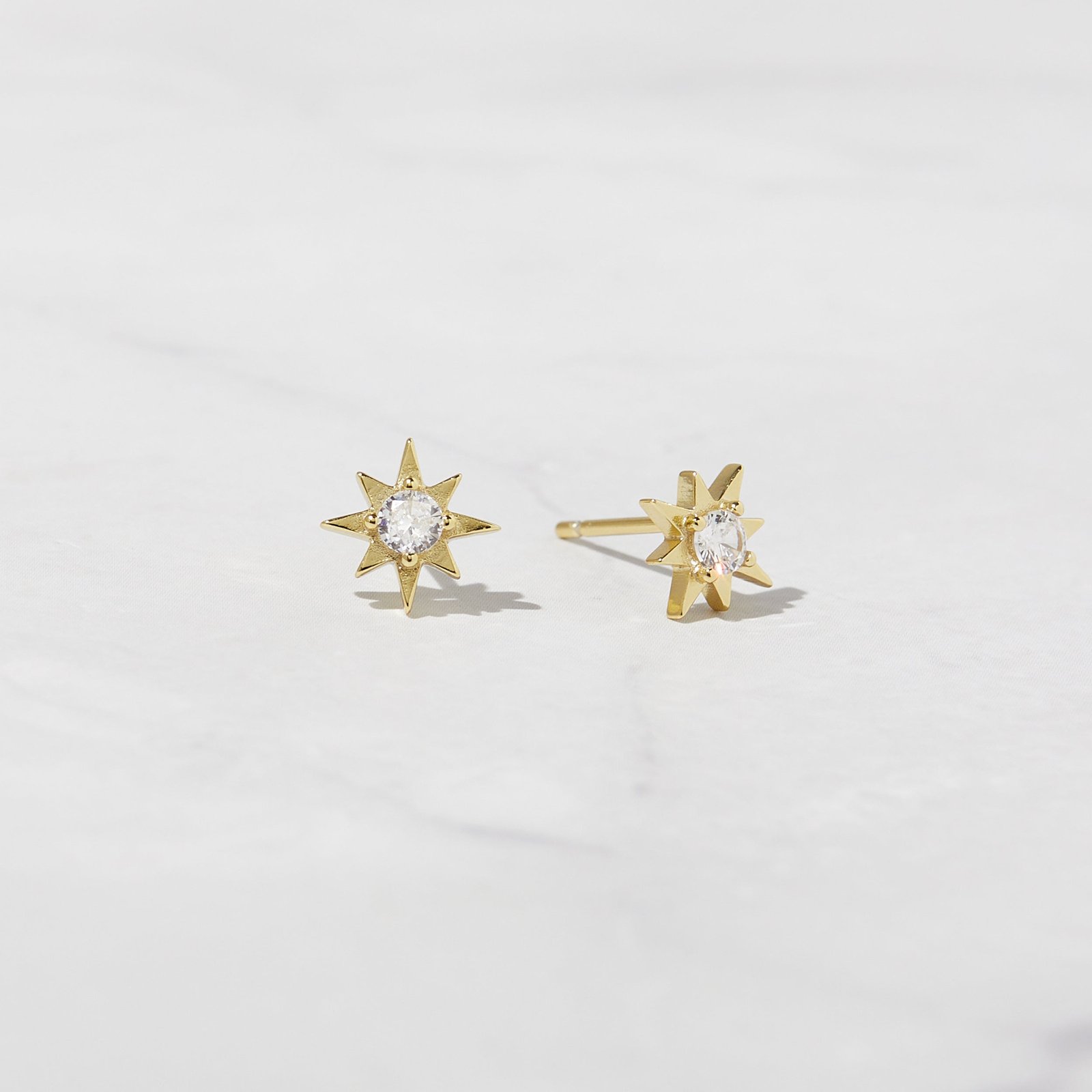 starburst-earrings.jpg 925 Silver Starburst Stud Earrings - Image 1