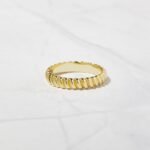 925 Silver Textured Stacking Ring