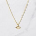 925 Silver Tiny Evil Eye Necklace