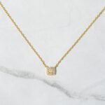 925 Silver Tiny Square Necklace