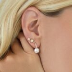 925 Silver Diamond Double Starburst Stud - Image 2